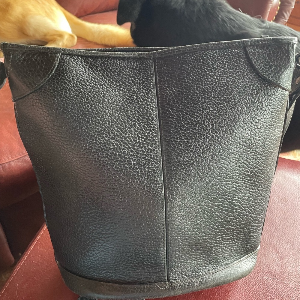 Gallery One, Black Leather Handbag